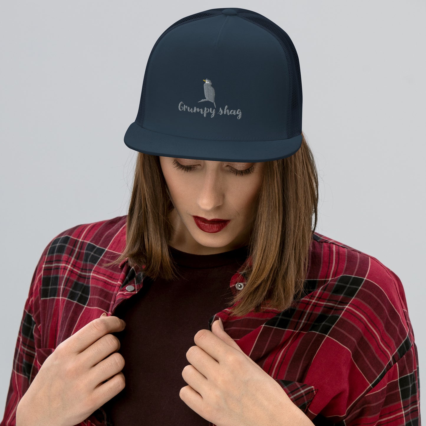 Grumpy shag Trucker Cap