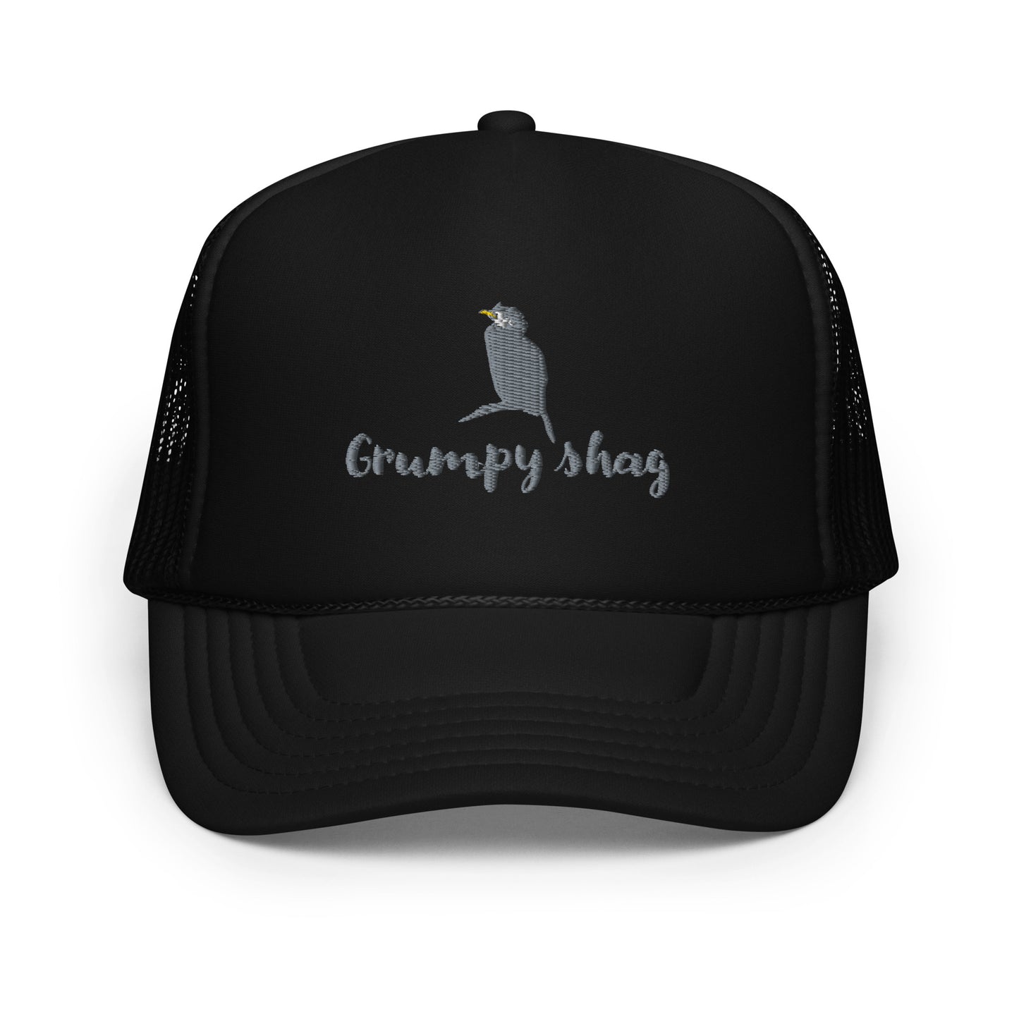 Grumpy shag Foam trucker hat