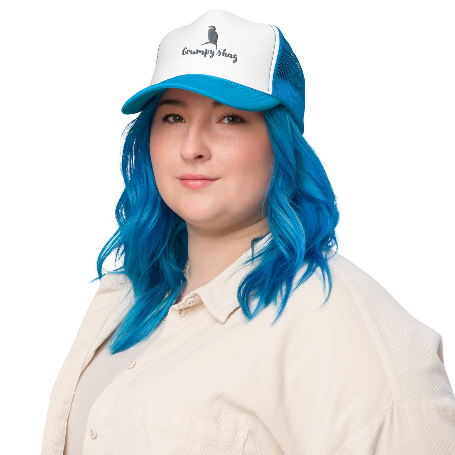 Grumpy shag Foam trucker hat