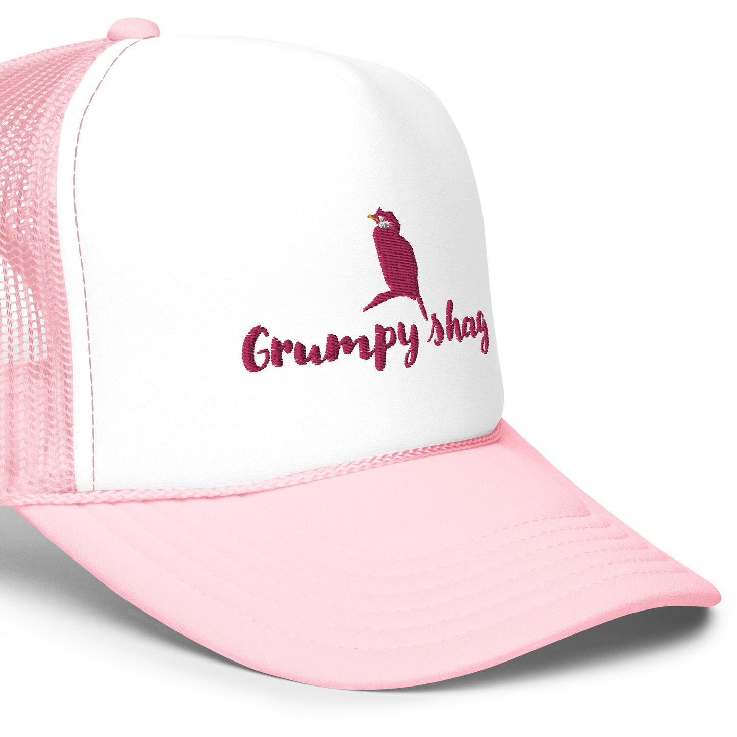 Grumpy shag Foam trucker hat