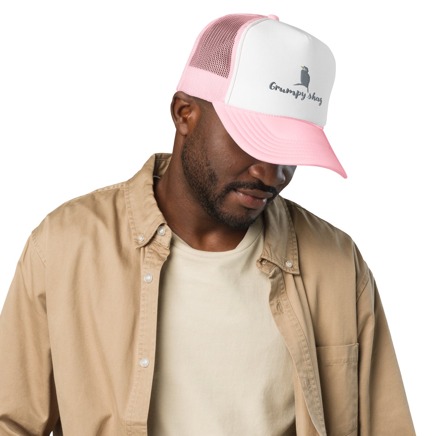 Grumpy shag Foam trucker hat