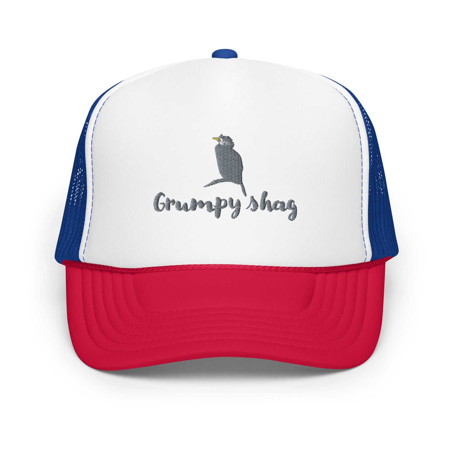 Grumpy shag Foam trucker hat
