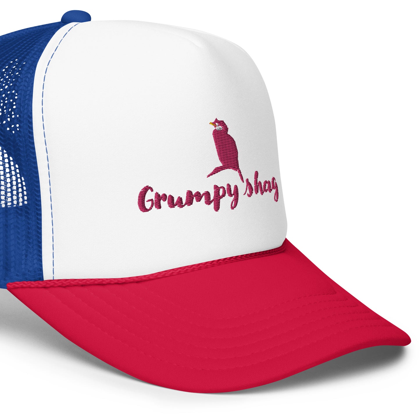 Grumpy shag Foam trucker hat