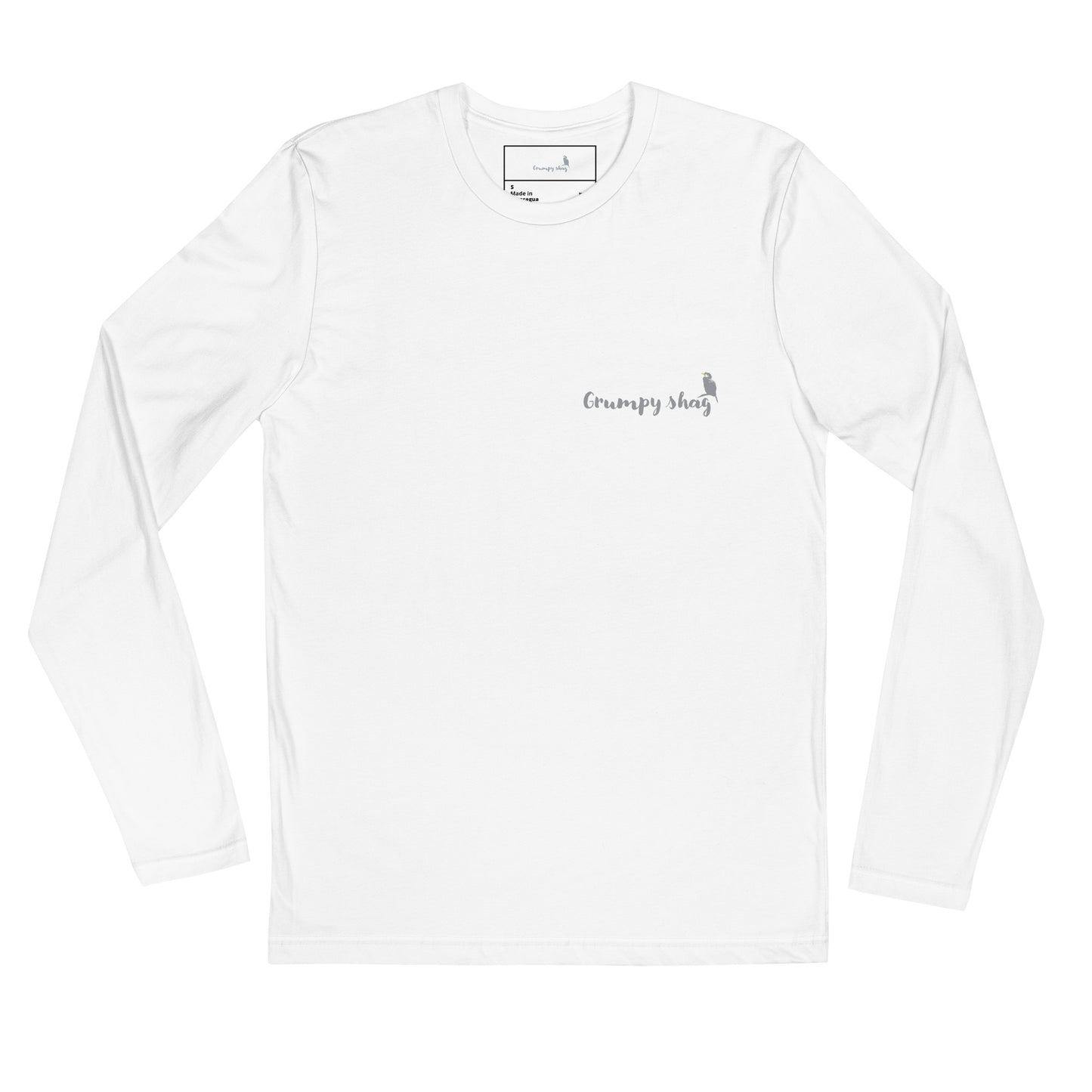 Grumpy shag Long Sleeve Fitted Crew