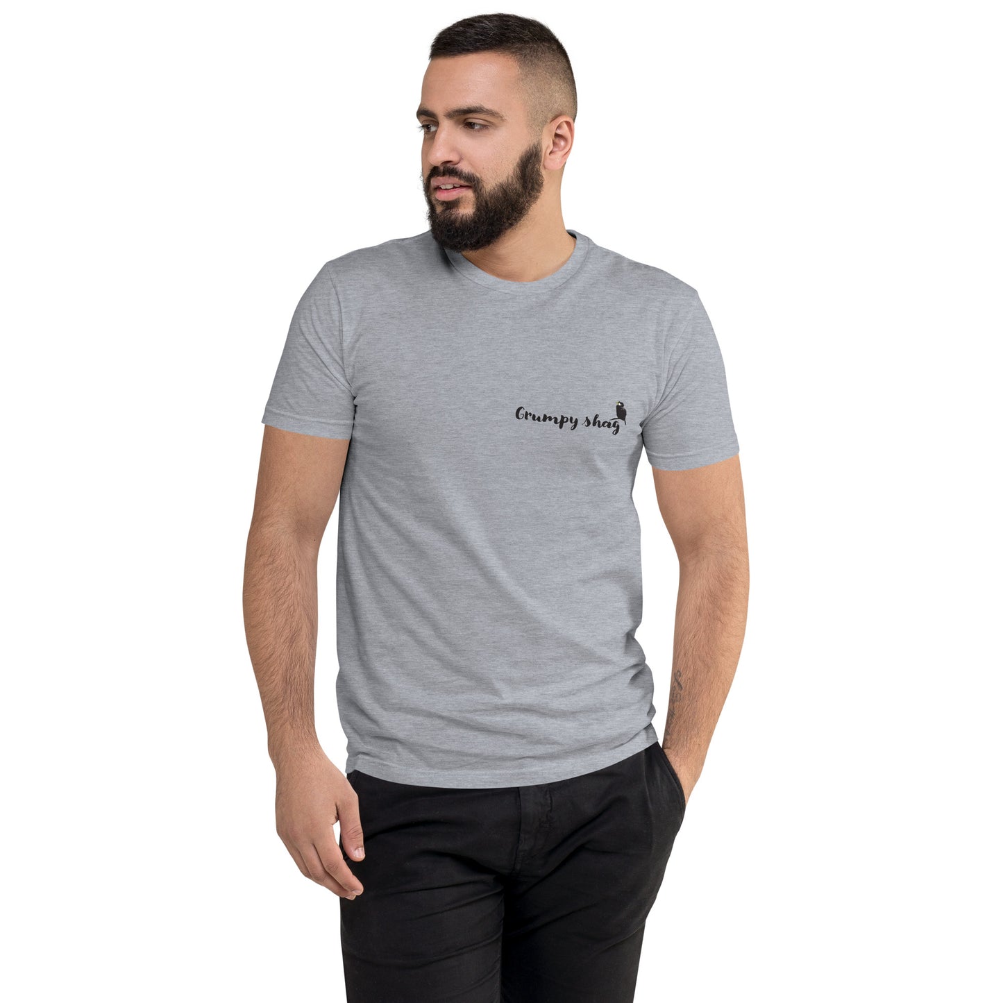 Grumpy shag Mens fitted Short Sleeve T-shirt