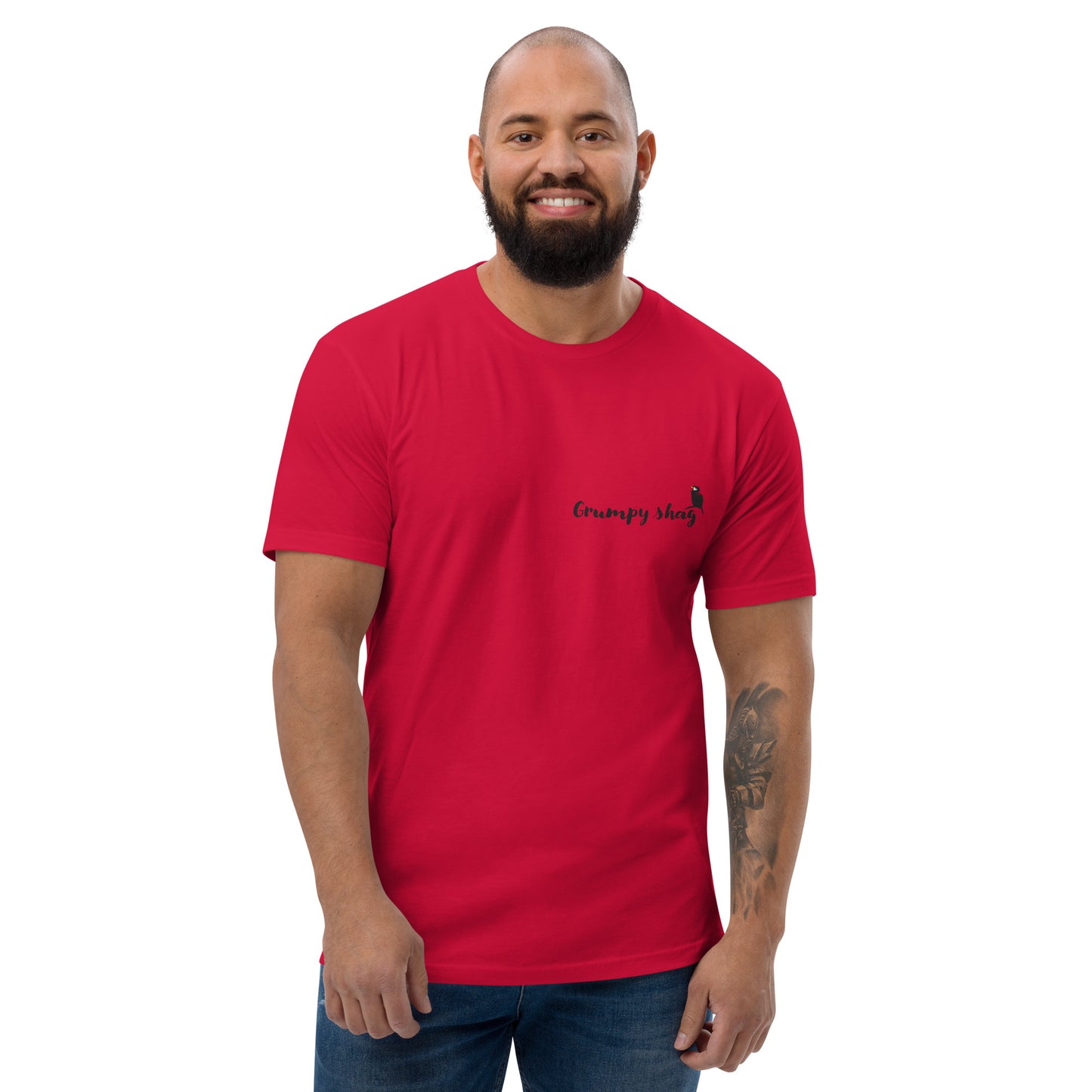 Grumpy shag Mens fitted Short Sleeve T-shirt