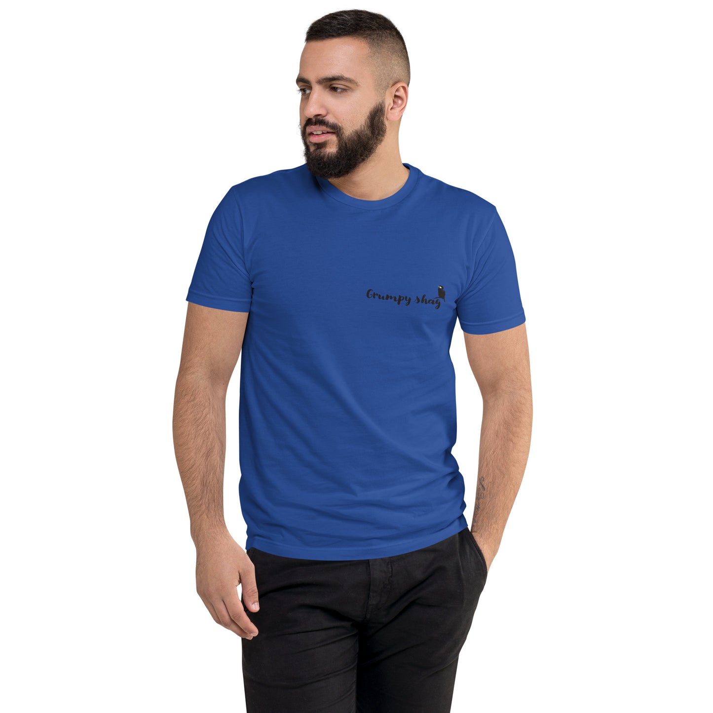 Grumpy shag Mens fitted Short Sleeve T-shirt