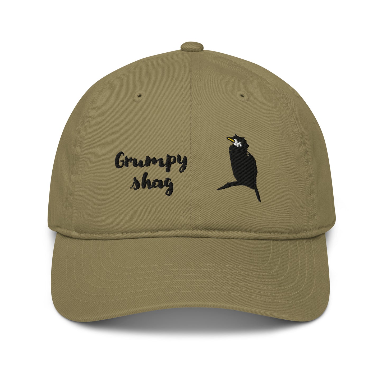 Grumpy shag Organic Baseball Cap