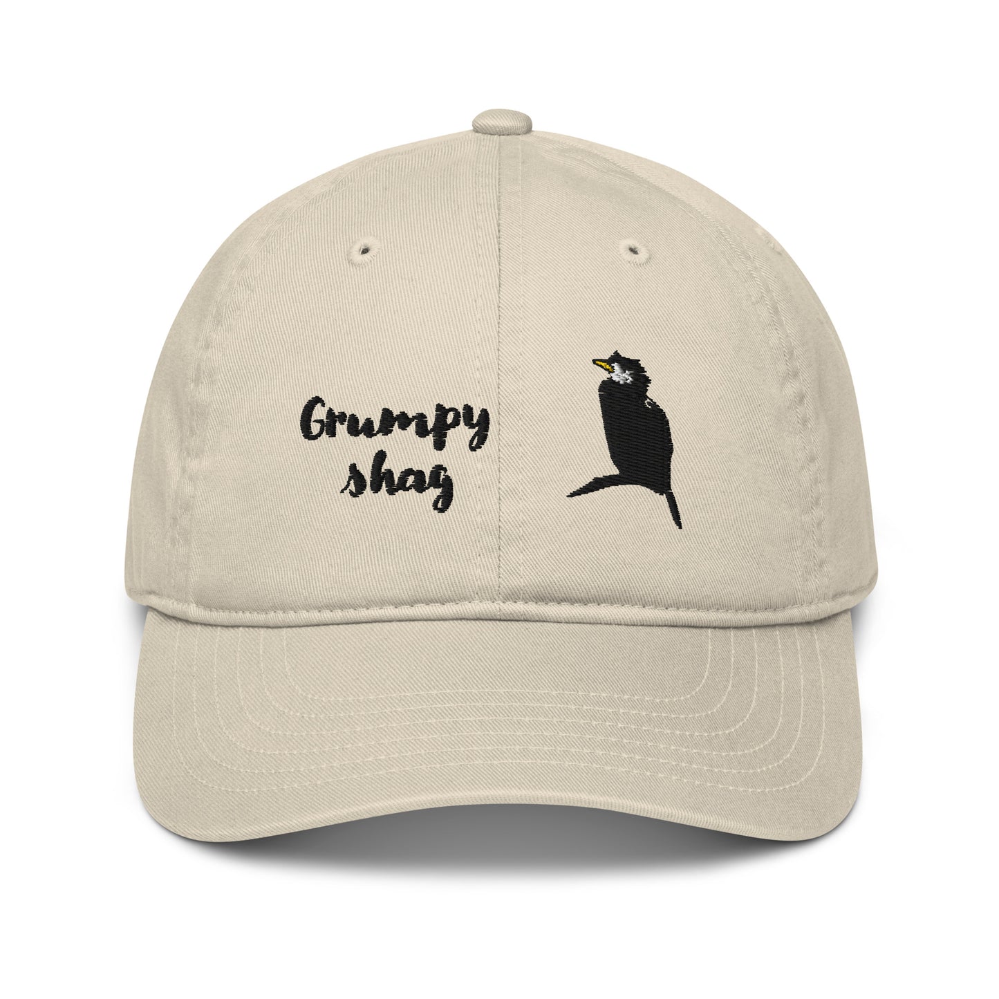 Grumpy shag Organic Baseball Cap