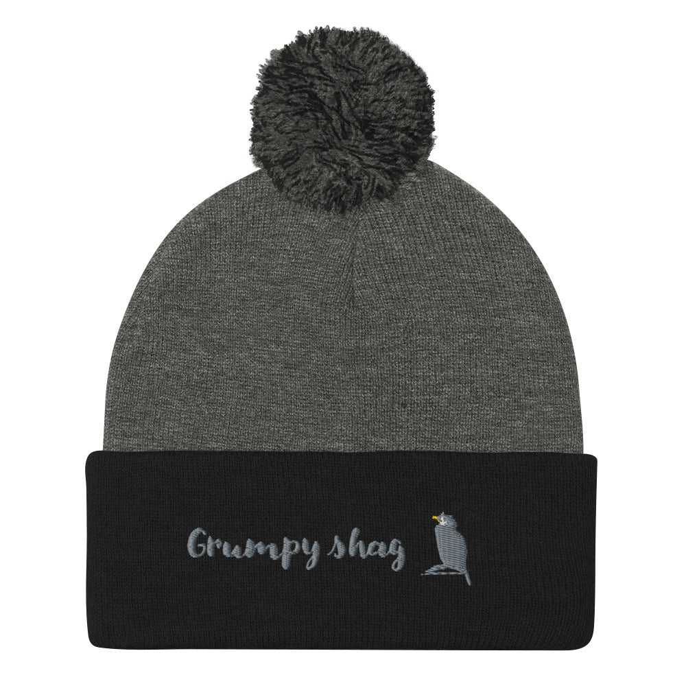 Grumpy shag single layer Pom-Pom Beanie