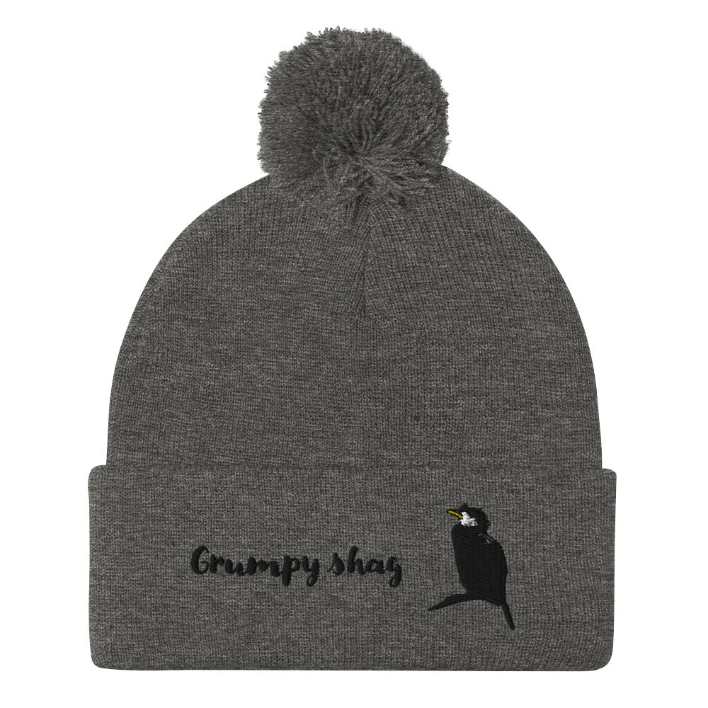 Grumpy shag single layer Pom-Pom Beanie