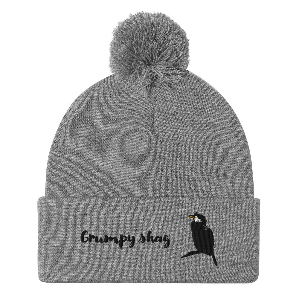 Grumpy shag single layer Pom-Pom Beanie