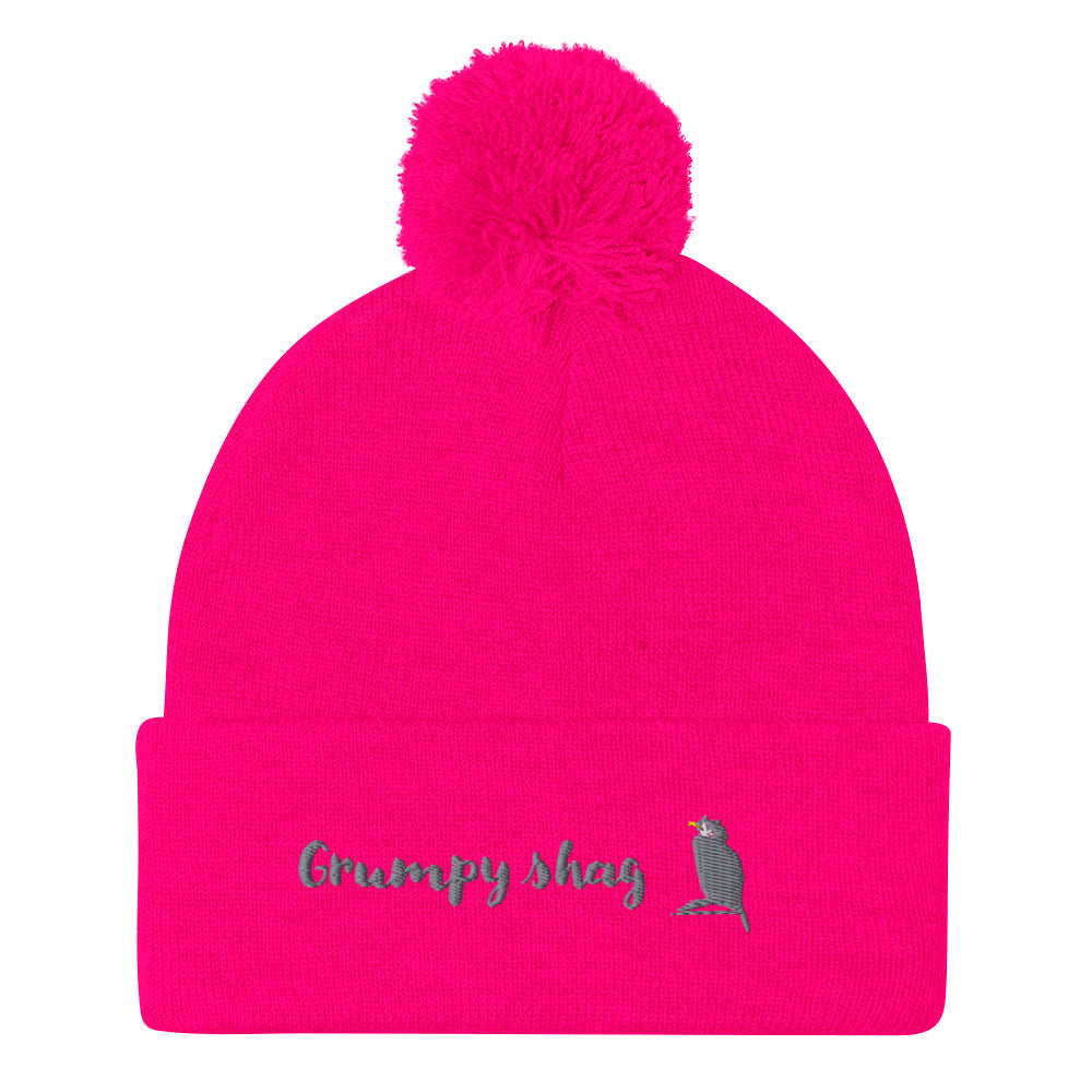 Grumpy shag single layer Pom-Pom Beanie