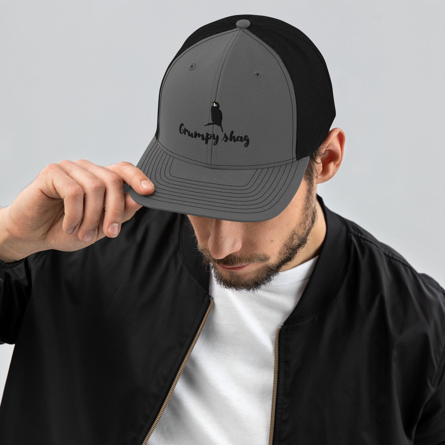 Grumpy shag Trucker Cap