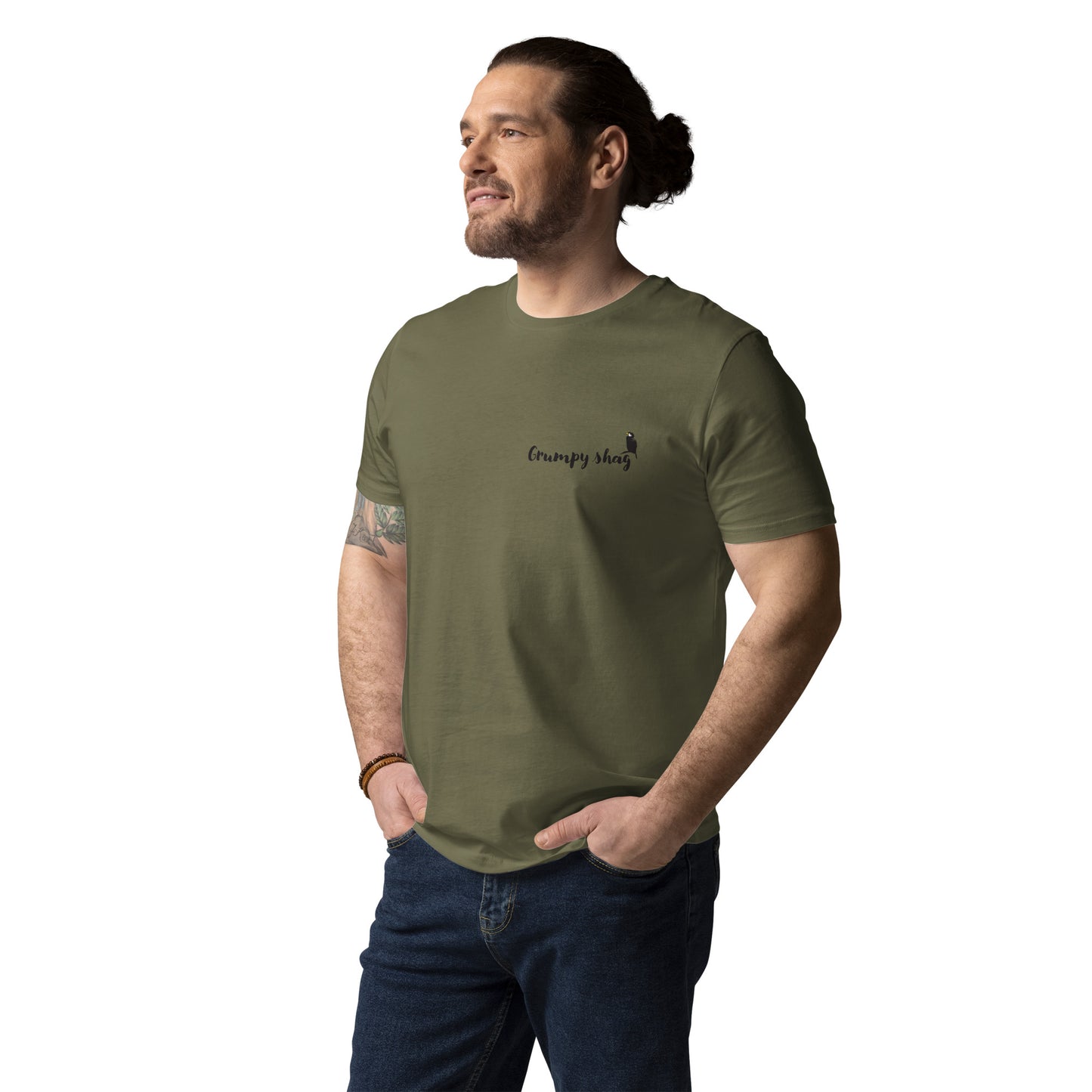 Grumpy shag organic cotton t-shirt