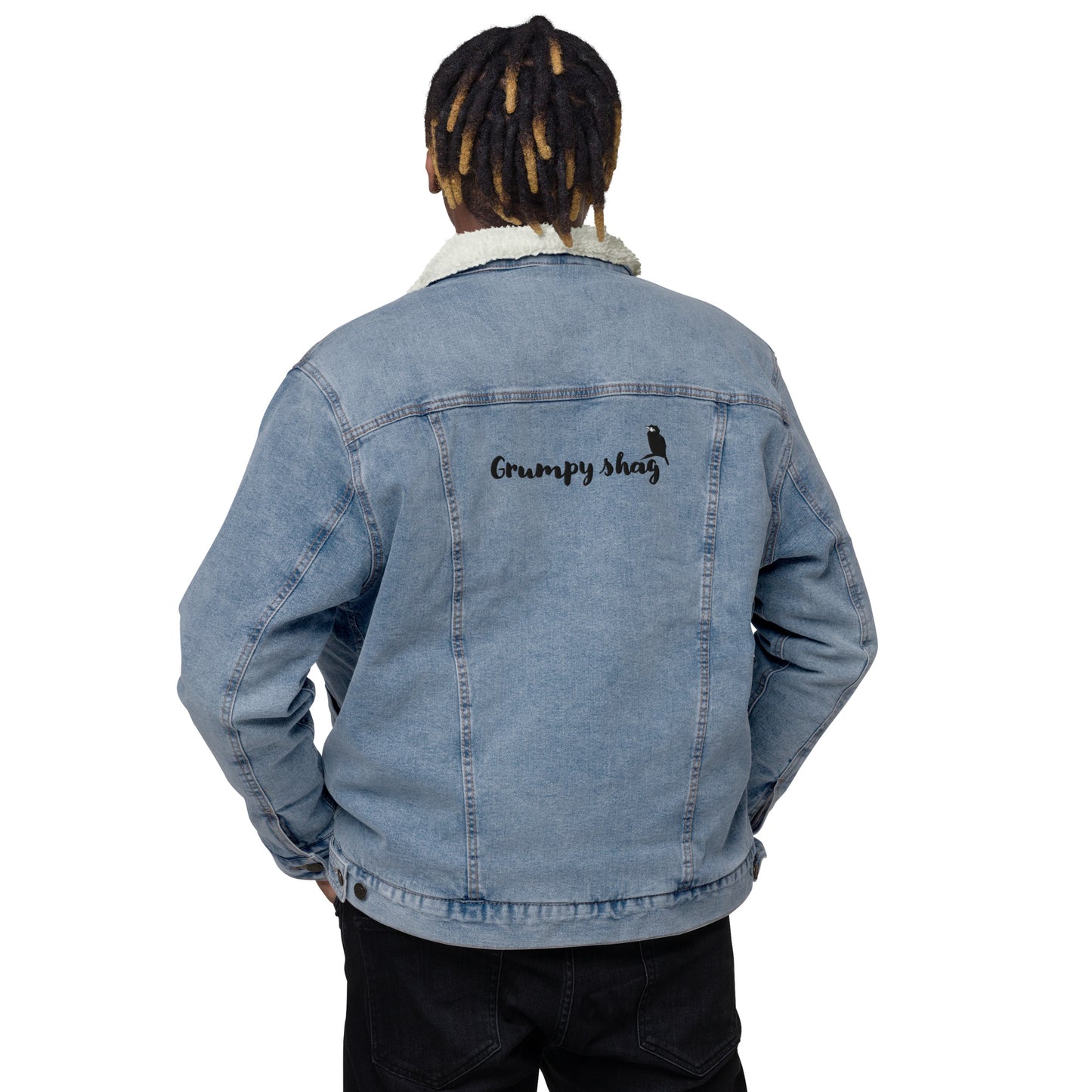 Grumpy shag denim sherpa jacket