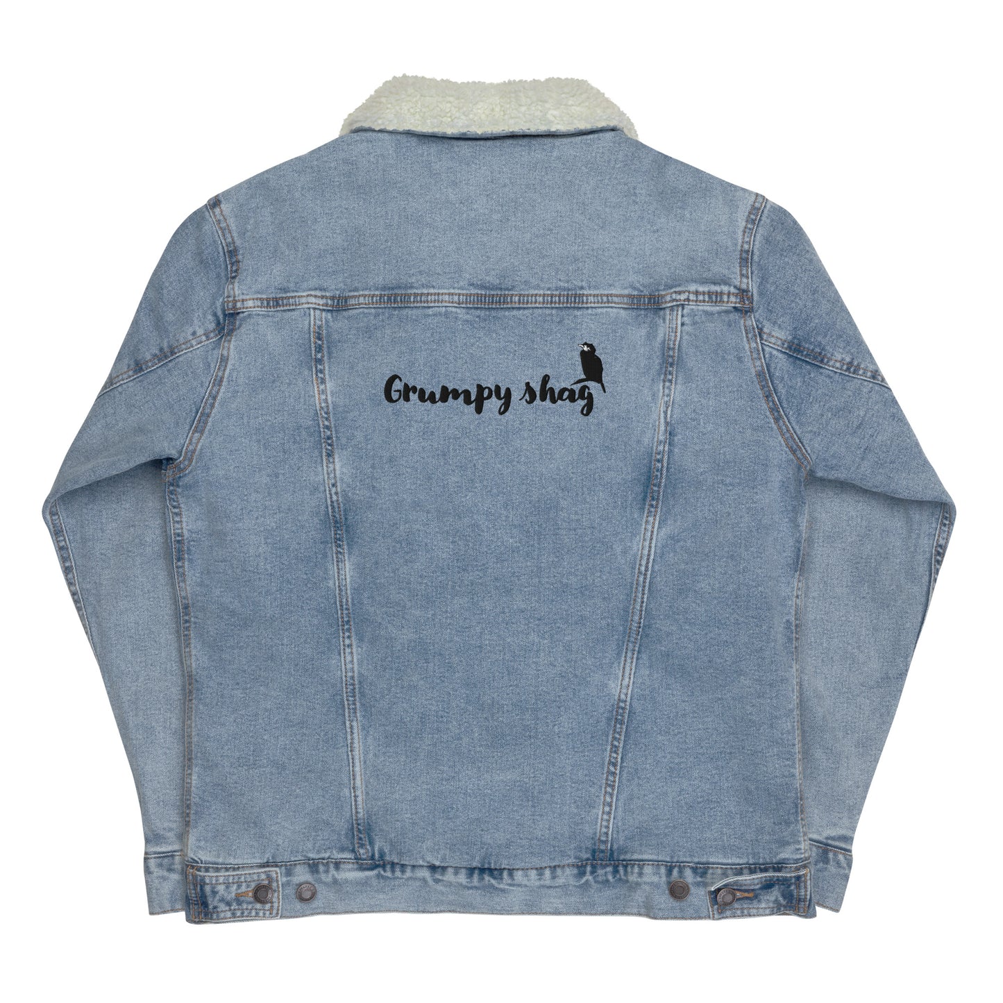 Grumpy shag denim sherpa jacket
