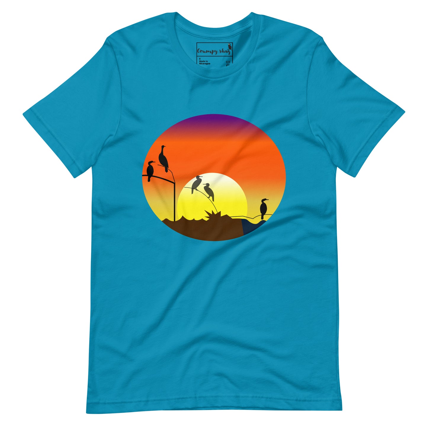 Womens sunrise shag T