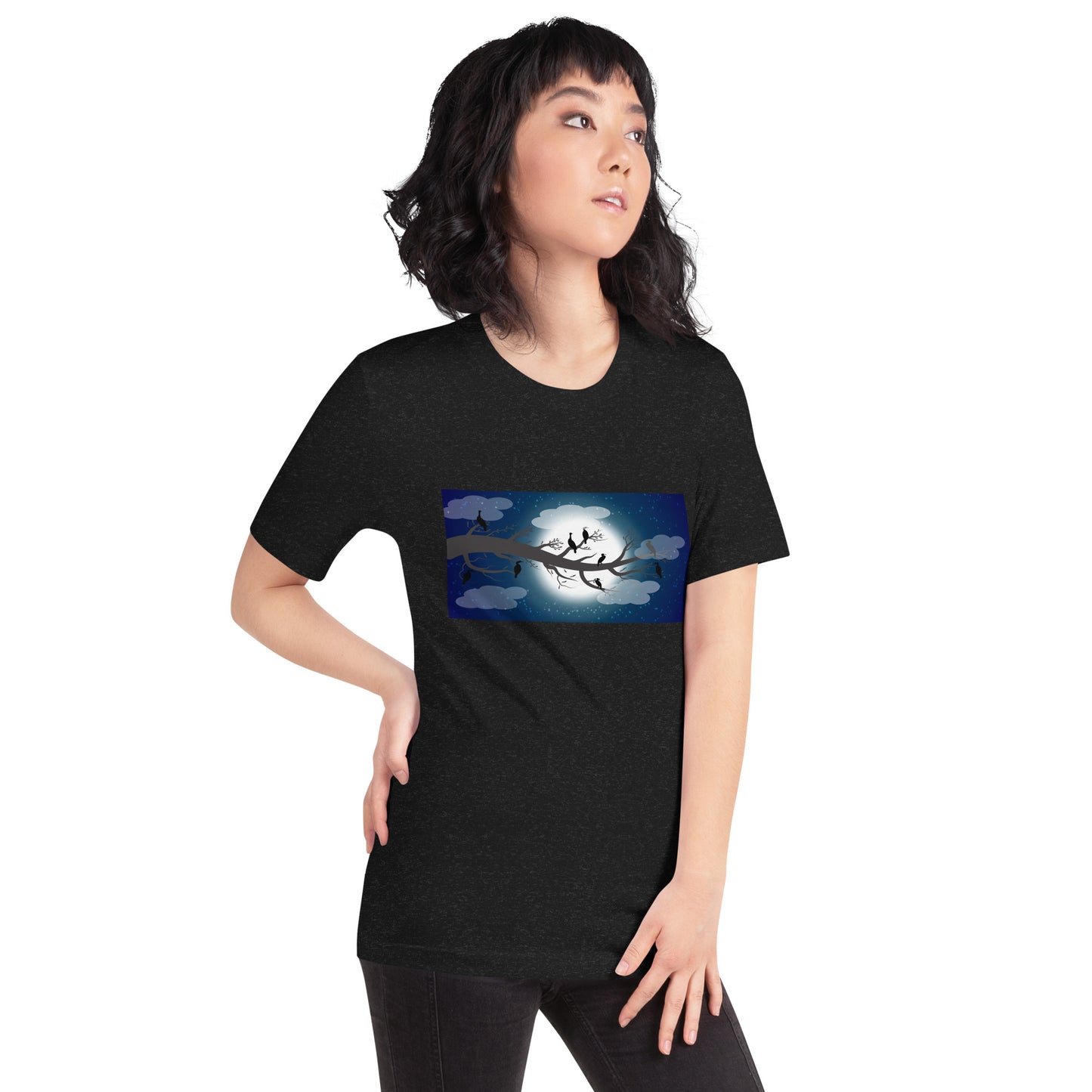 Womens moonlight shag T