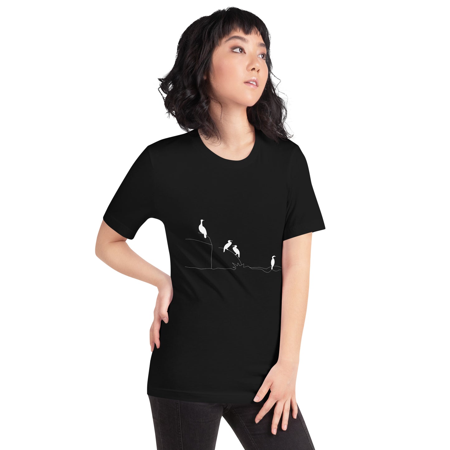 Silhouette shags comfy T