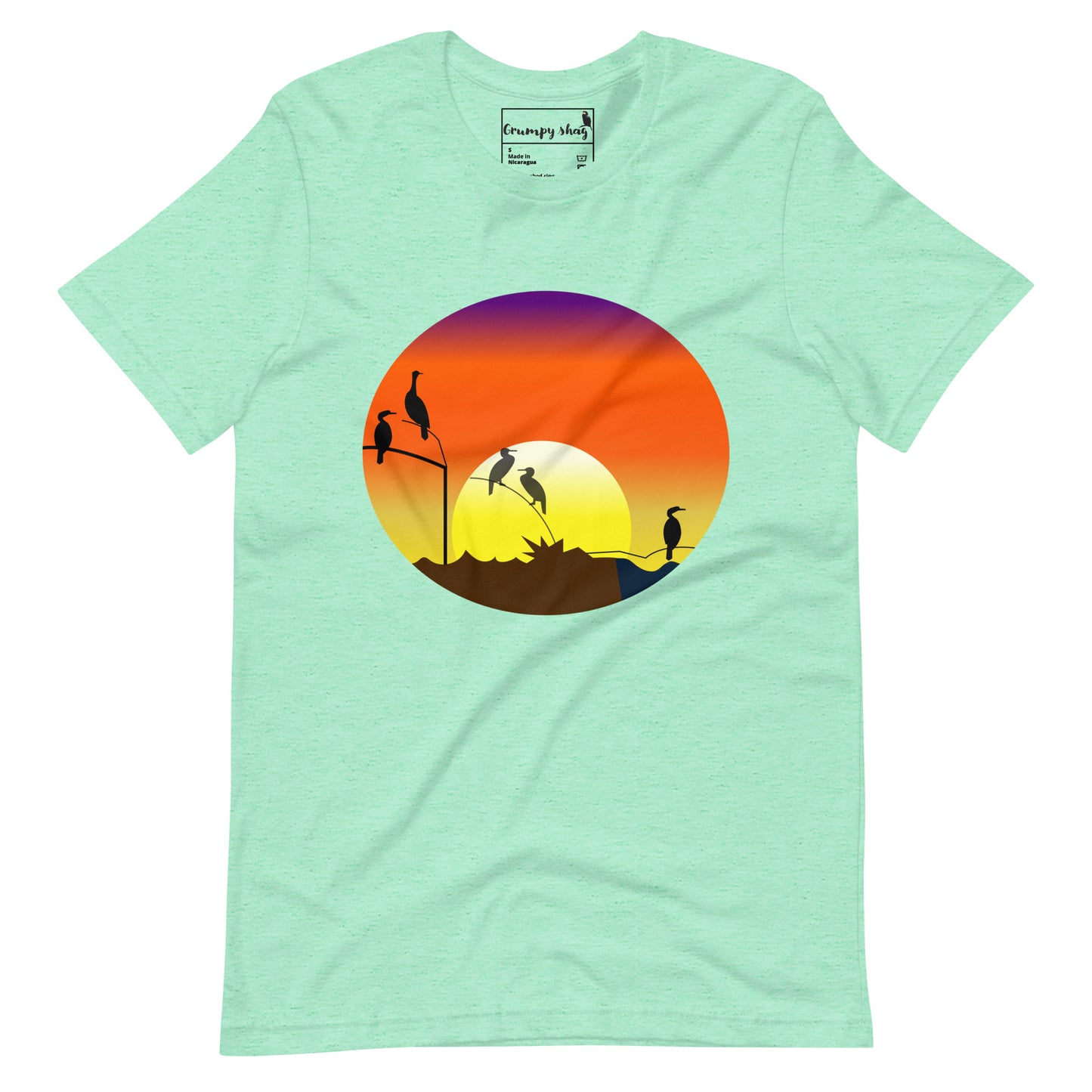 Womens sunrise shag T