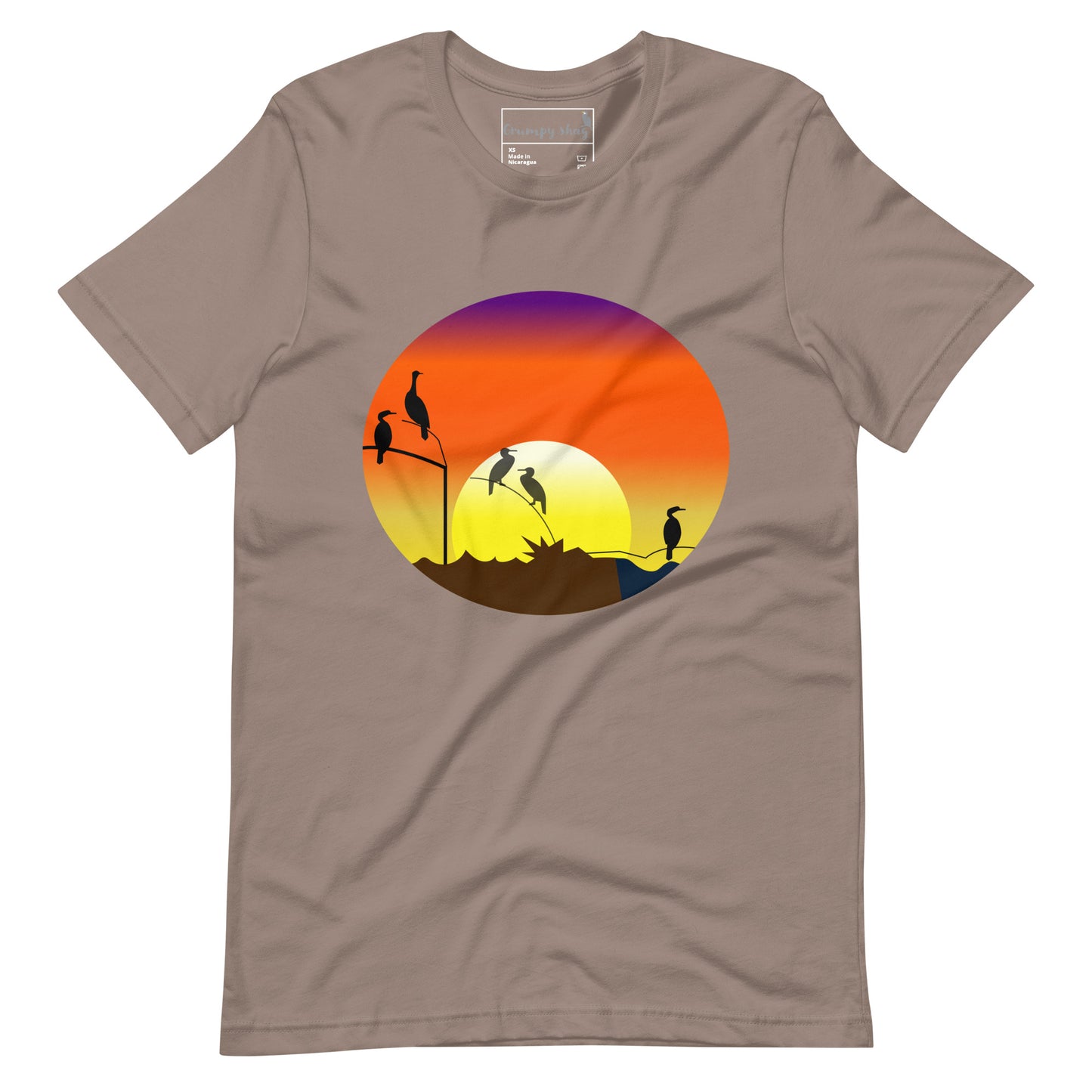 Mens sunrise shag T