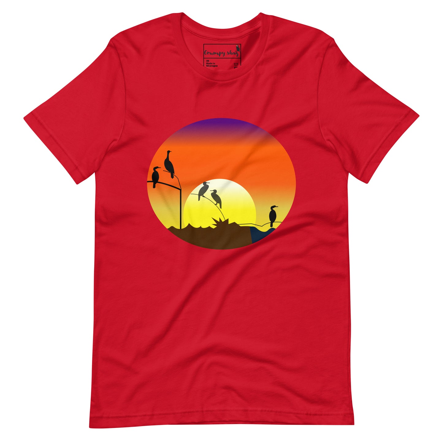 Womens sunrise shag T