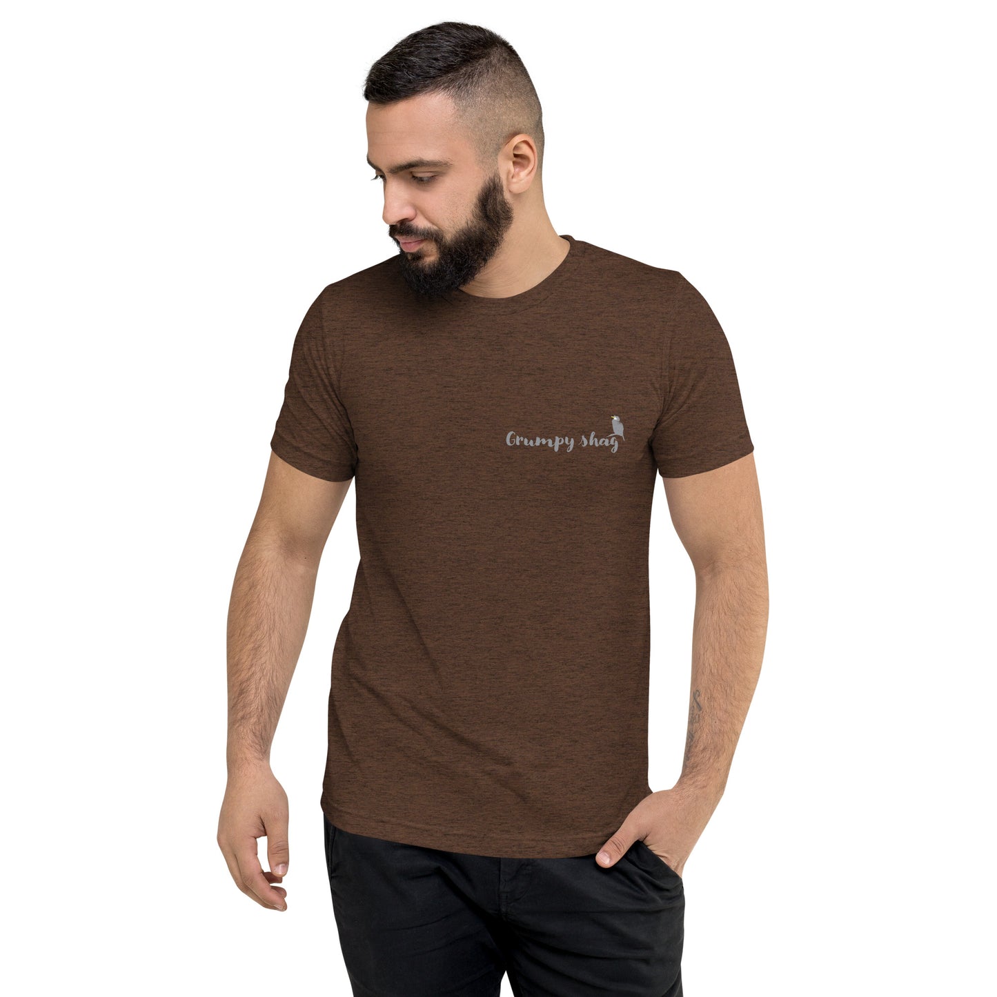 Grumpy shag Vintage Tri-blend Short Sleeve T-Shirt