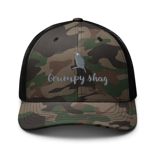 Grumpy shag trucker hat