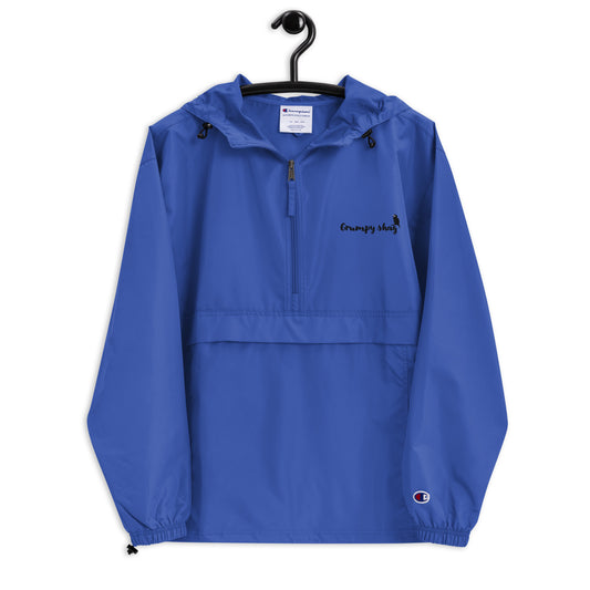 Grumpy shag Embroidered Champion Packable Jacket