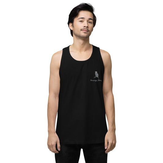 Grumpy shag Men’s premium tank top