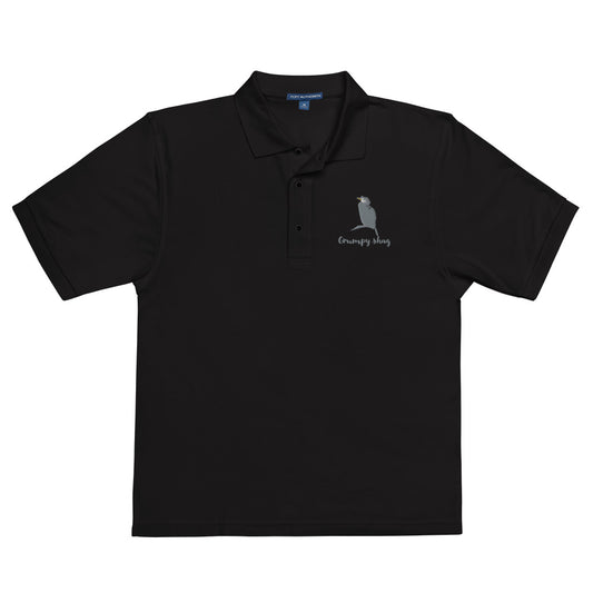 Grumpy shag Men's Premium Polo