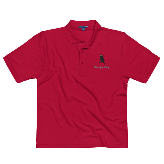 Grumpy shag Men's Premium Polo