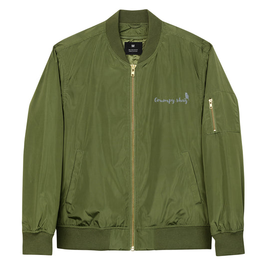 Grumpy shag Premium recycled bomber jacket