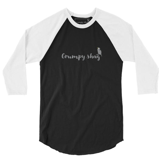 Grumpy shag 3/4 sleeve raglan shirt