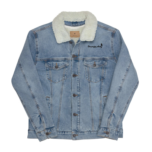 Grumpy shag denim sherpa jacket