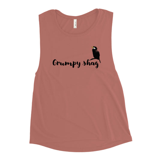 Grumpy shag Women's Muscle Tank